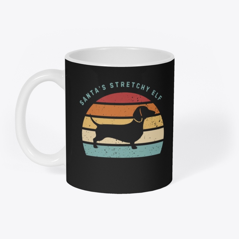 SANTA'S STRETCHY ELF- Christmas Dog