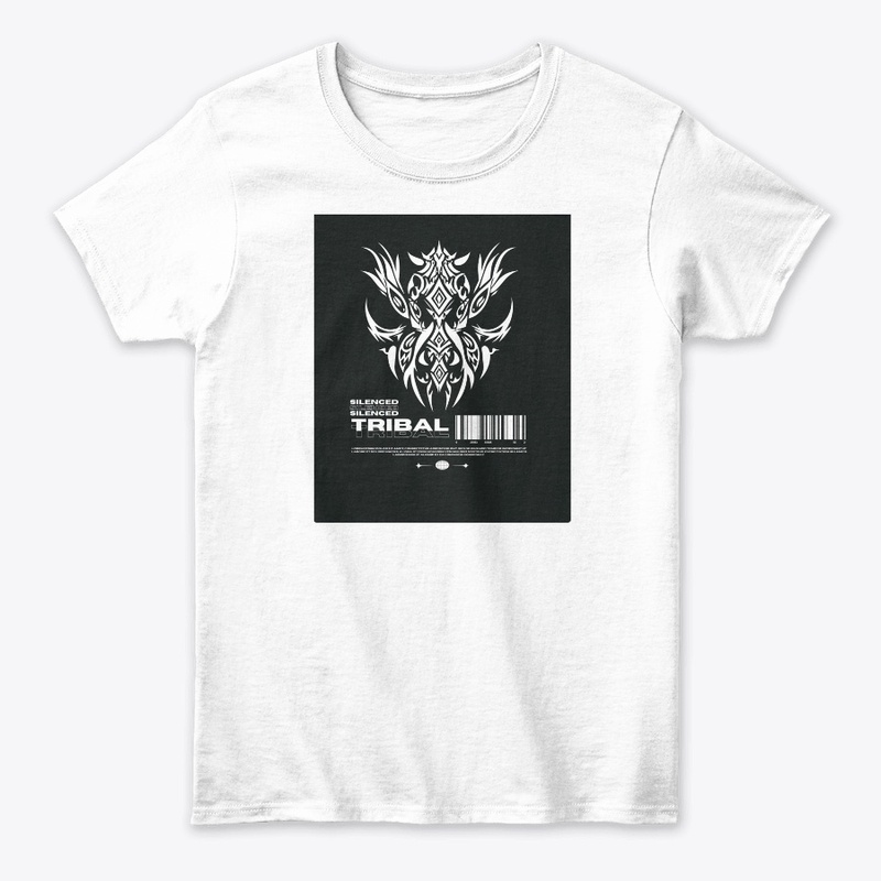 Tribal Silence Graphic Long Sleeve Tee"