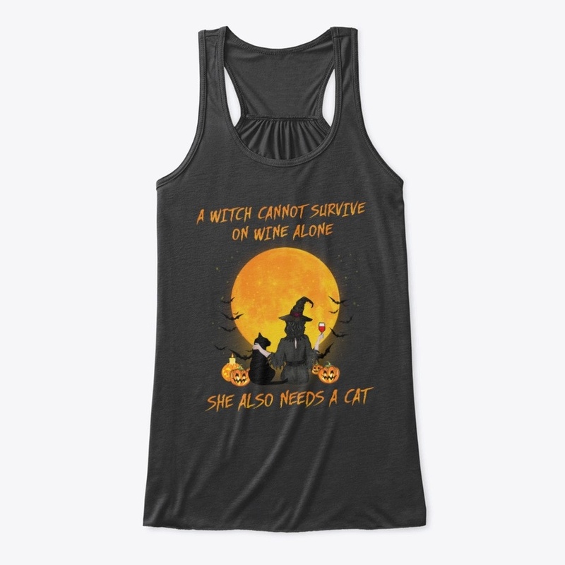 A witch cannot survive on wine alone Cat
