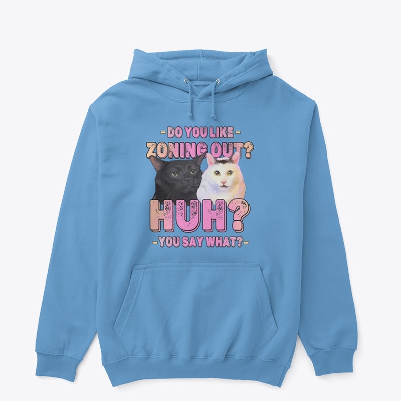  Black Zoning Out Cat And huh cat meme