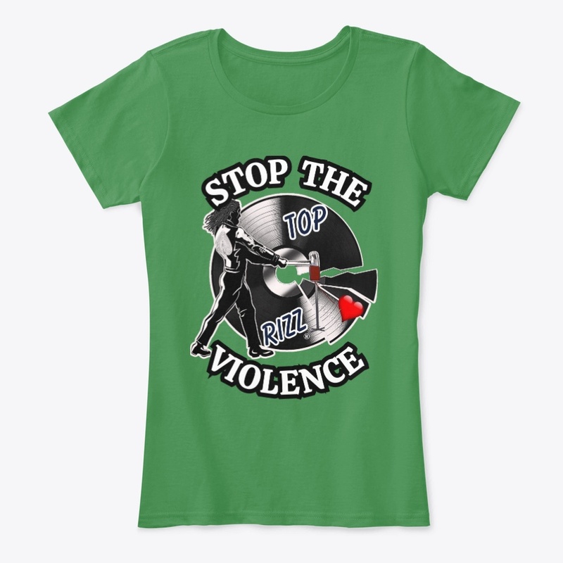 TOP RIZZ LOGO - STOP THE VIOLENCE 