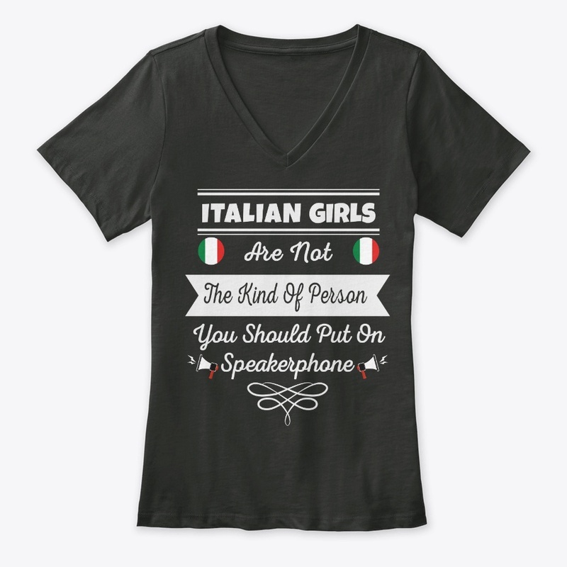 Funny Italian Girl Gift - Not Person