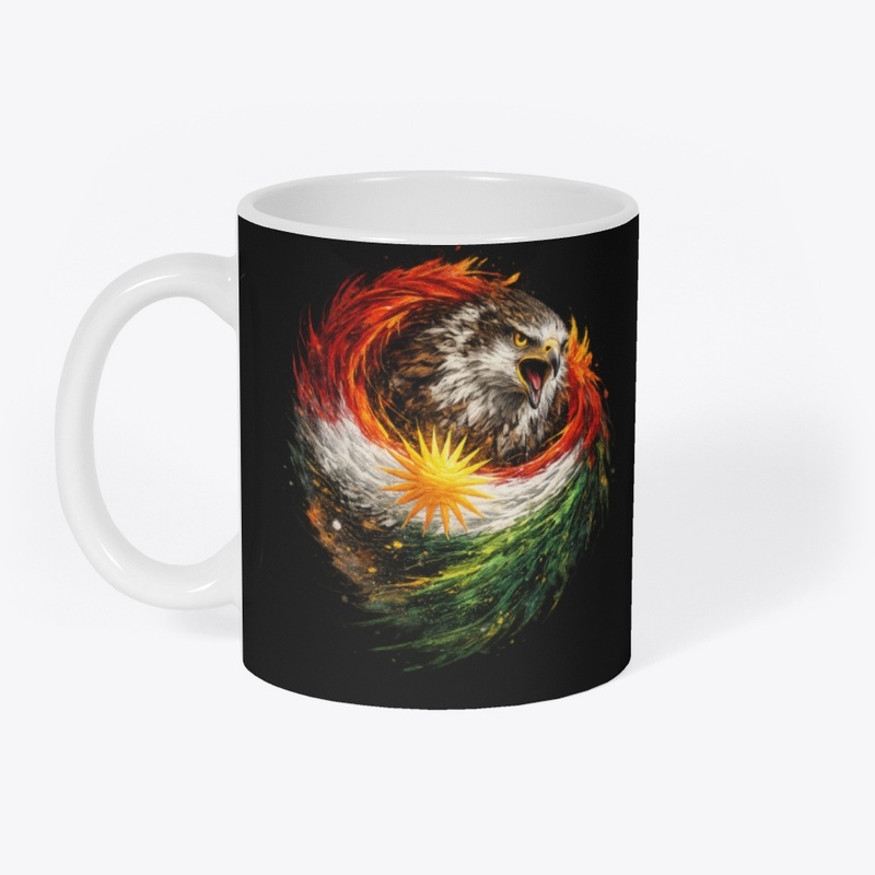 Kurdish Freedom Falcon Artistic Heritage