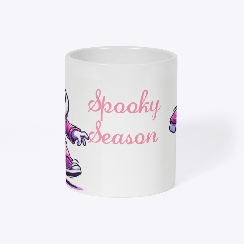 Spooky Halloween delight white mug 