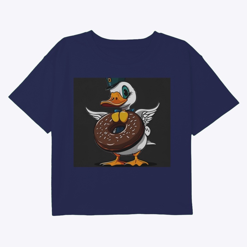 “Duck with a Donut Delight“