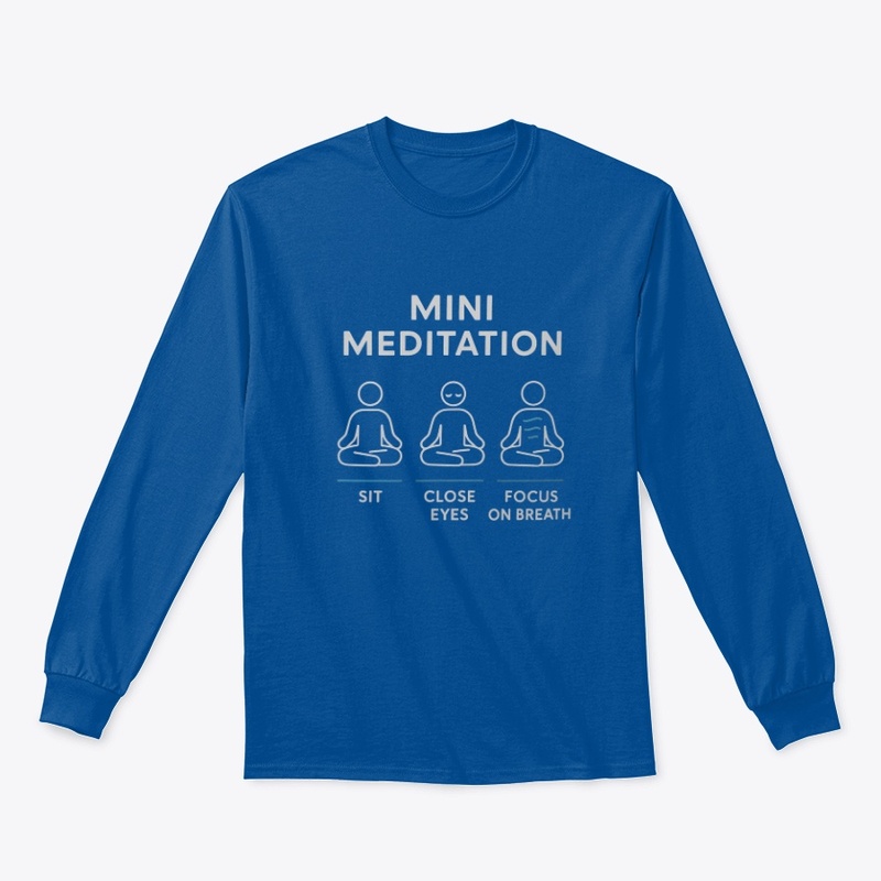 Mini Meditation Tee Design