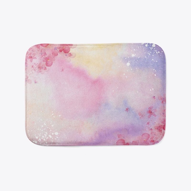 PINK WATER COLOR GRADIANT FLOWER 