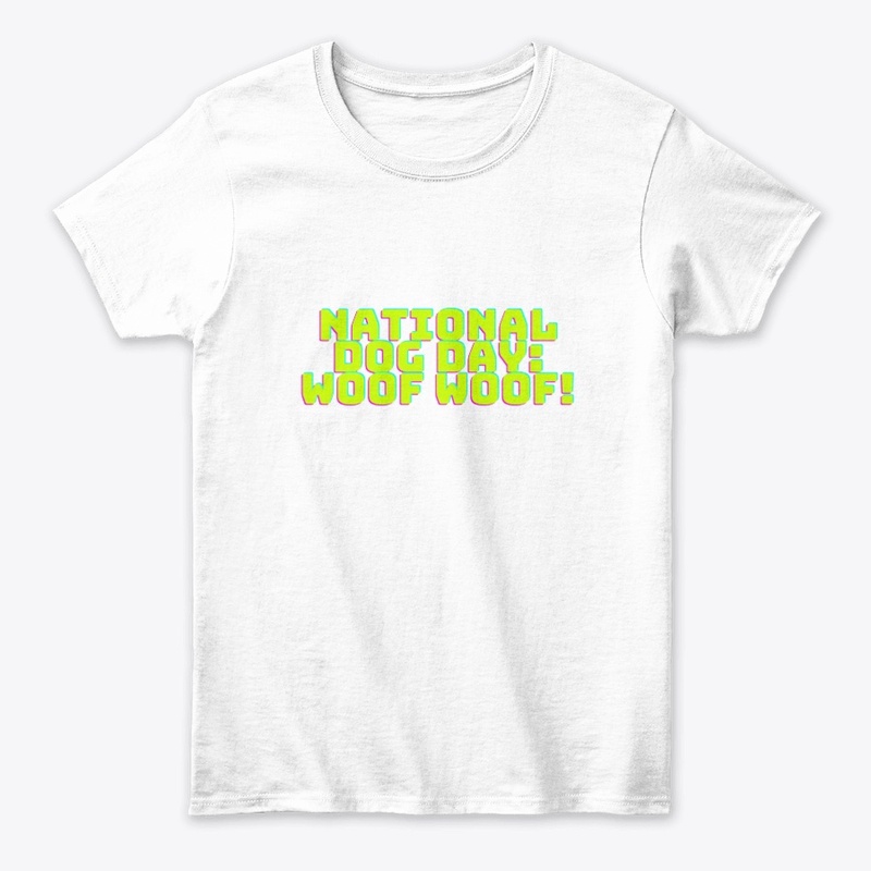National Dog Day T-Shirt Design