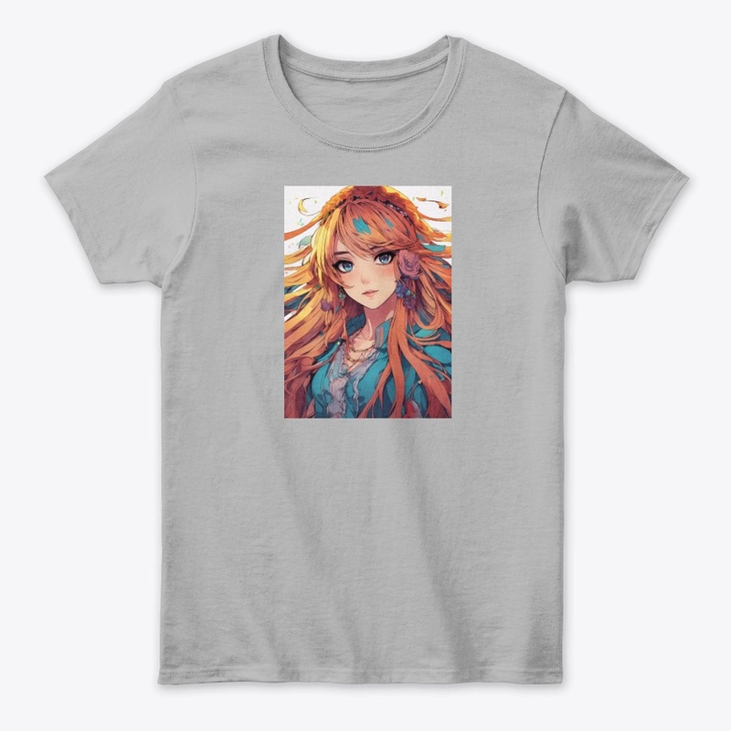 picture for coloring of an anime