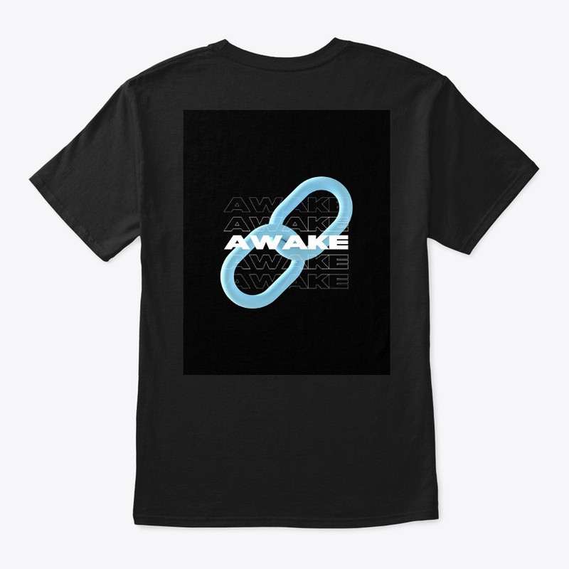 Blue and white Minimalist typography  