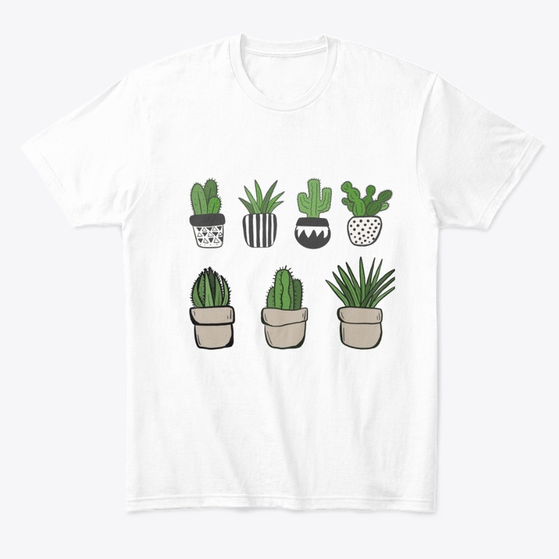 Cute succulent t shirt