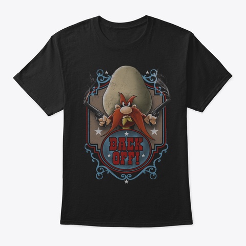 Looney Tunes Back Off Longsleeve T Shirt Black T-Shirt Front