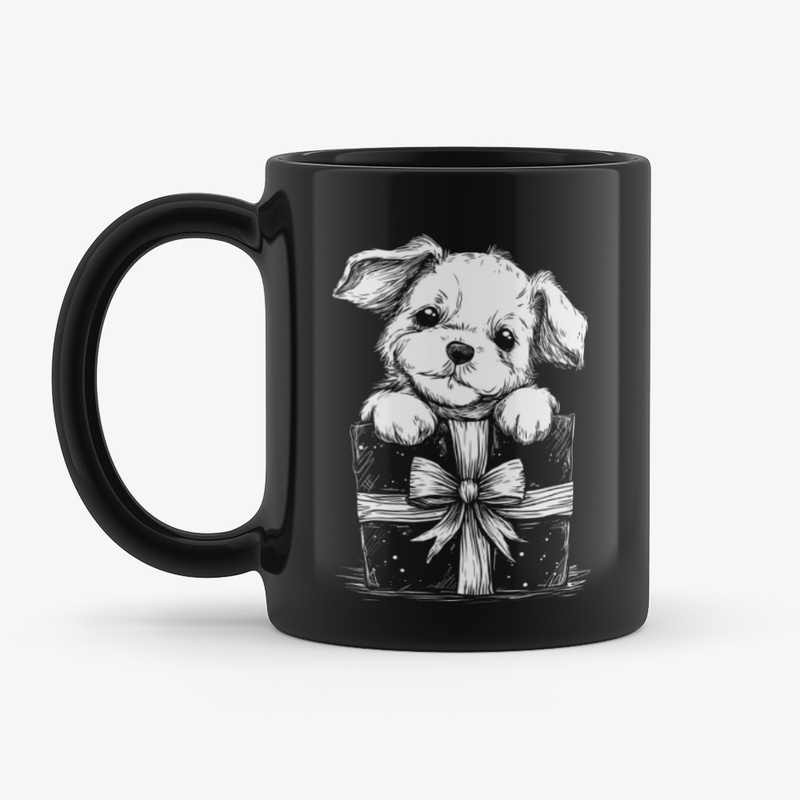Cute Xmas Gift Pup