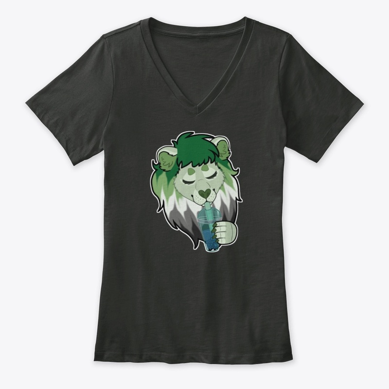 Bubble Tea Pride Lion (Aromantic)