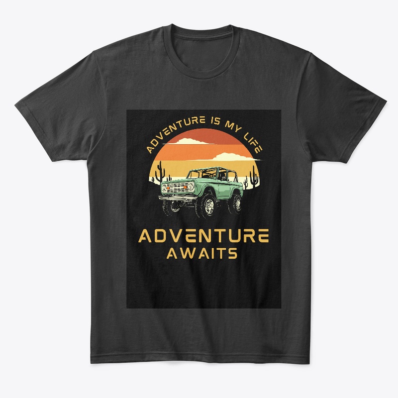 Car Adventure awaits,Take a hike tshirt 