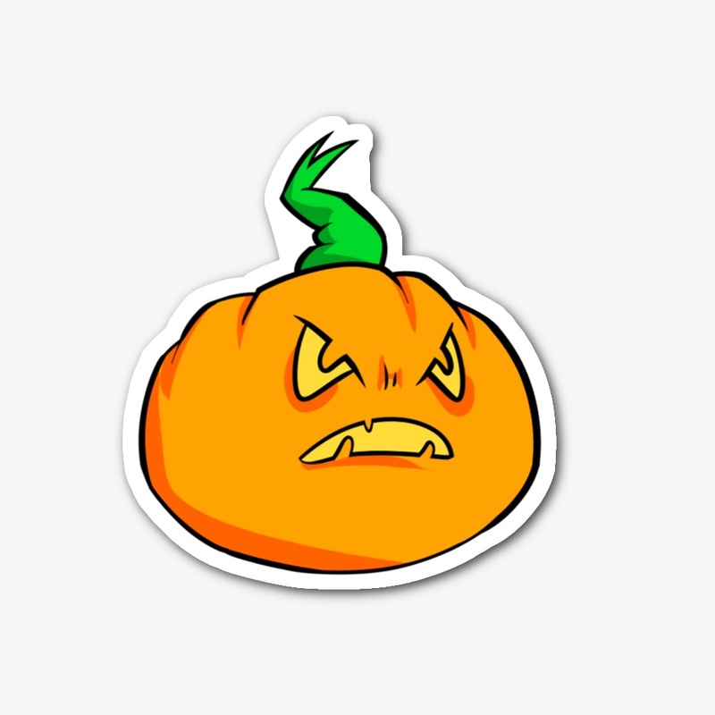 Jack o' lantern sticker 