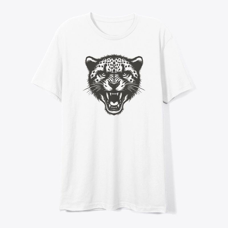 Powerful Cheetah Head Design
