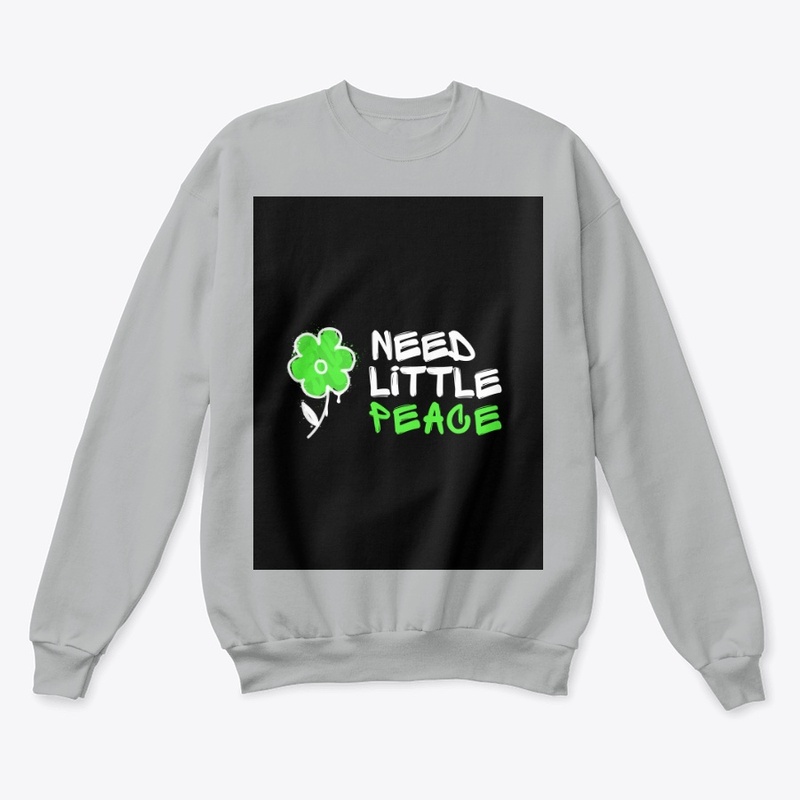 illustration peace plain sweatshirt 