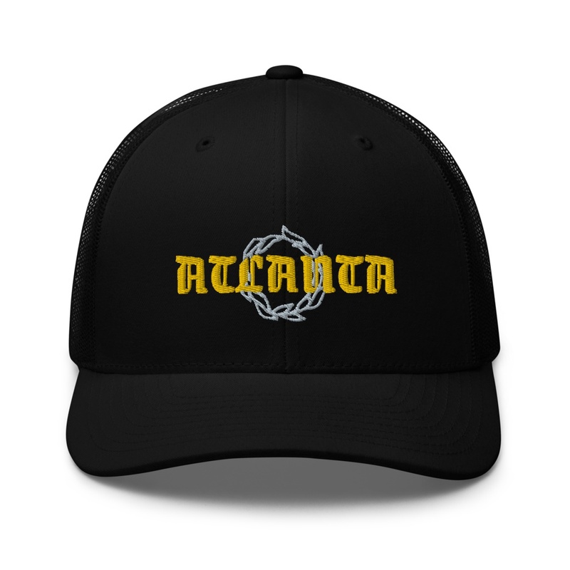 Atlanta Gold Wreath Hat