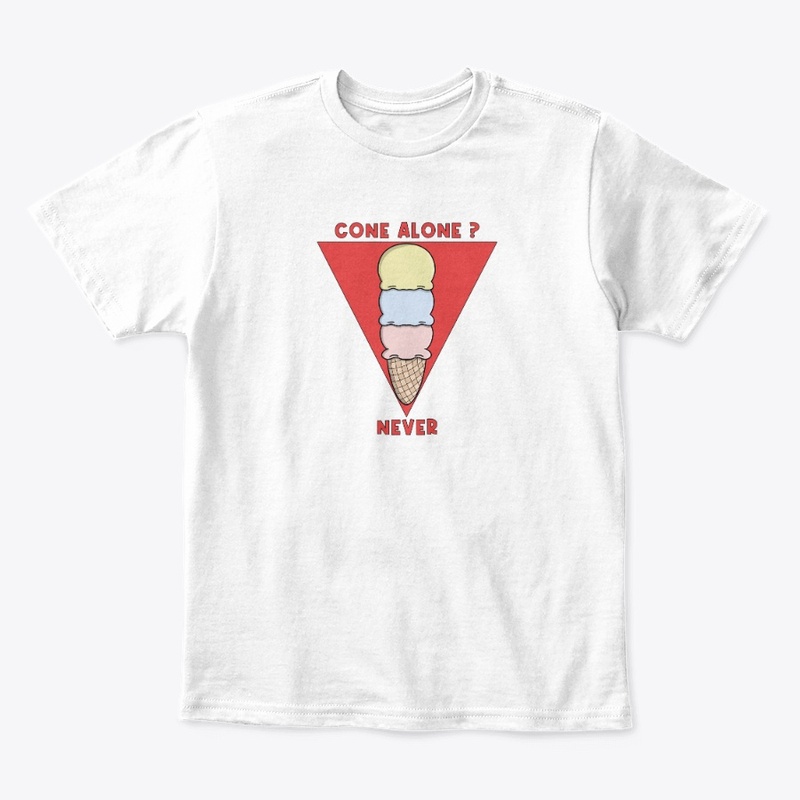 Cone alone? Never 