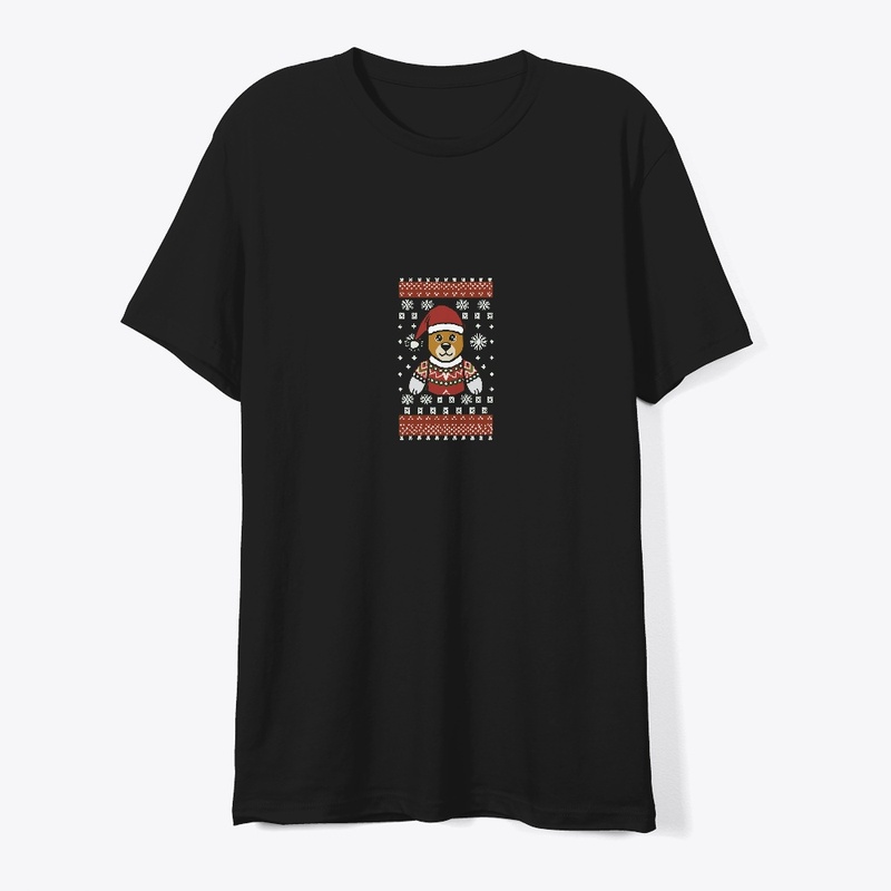 Vector ugly christmas t shirt design