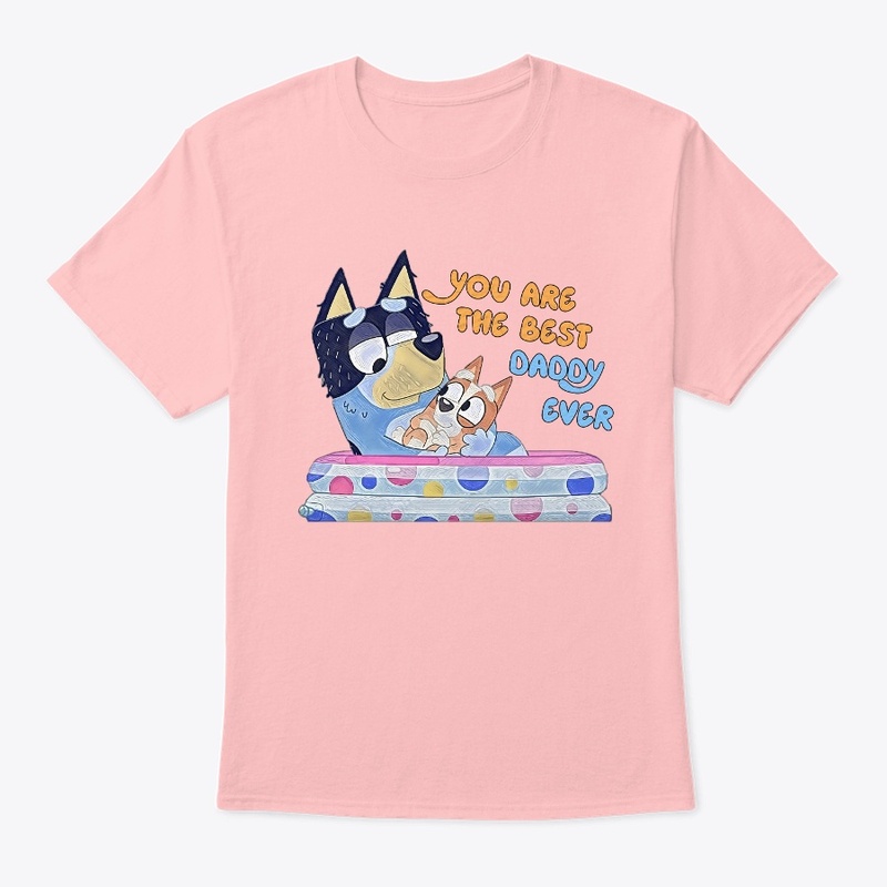 Cute Bluey Daddy And  Fathers Day
