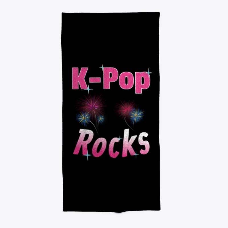 K-Pop Rocks - Fireworks and Stars Black