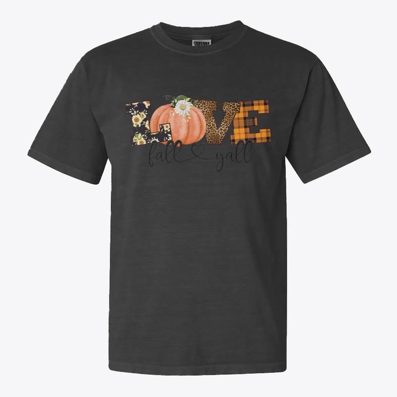 Fall Y’all Pumpkin Sunflower Tee