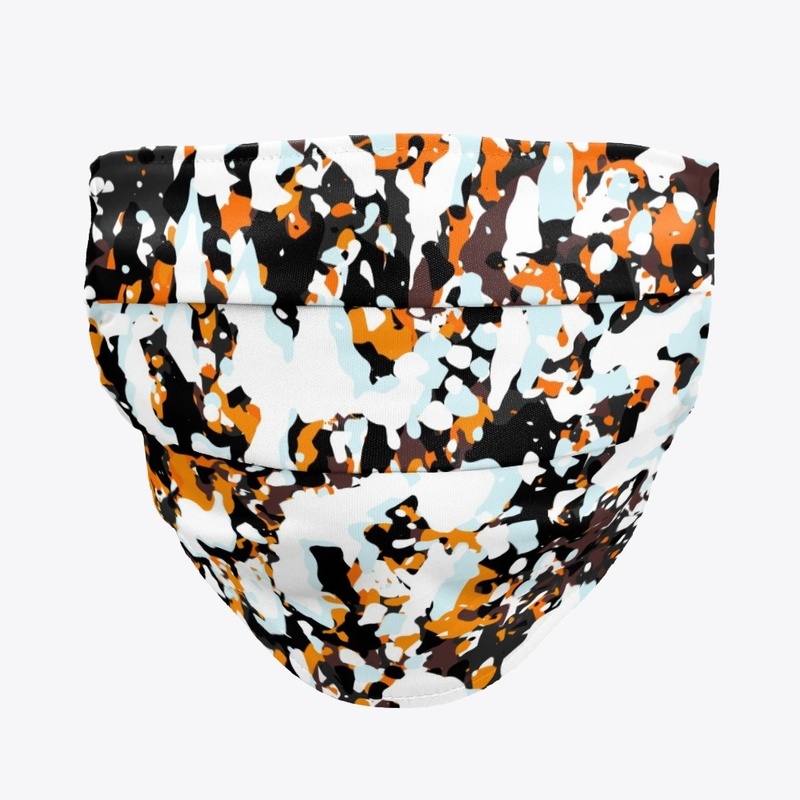 Abstract Tortoiseshell-style print 