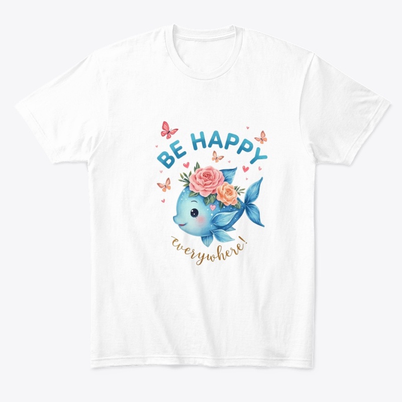 sea fish in blue and crystal