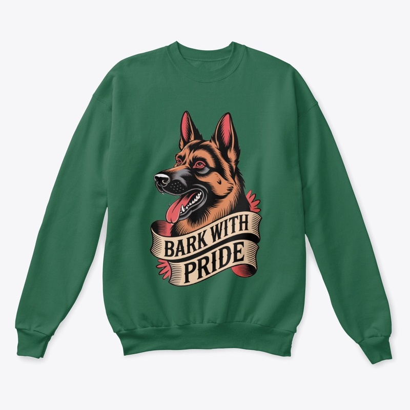 Classic Tattoo-Style GSD Shirt