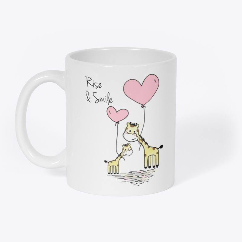 Rise & Smile Giraffe Mug
