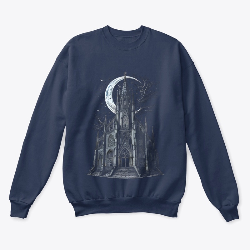 Moonlit Gothic Cathedral