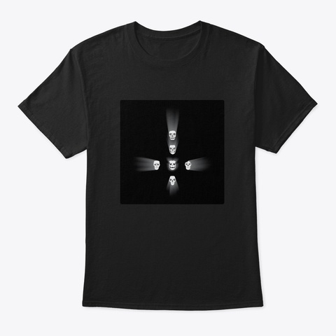 Ghost Papa Cross Black T-Shirt Front