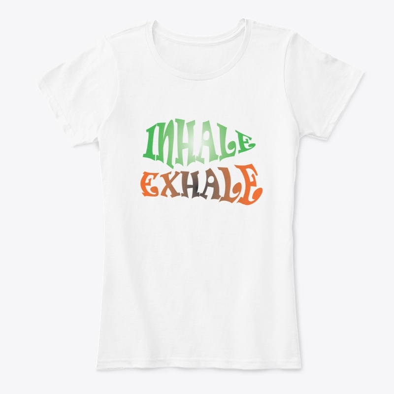 NEW INHALE EXHALE T-SHIRTS