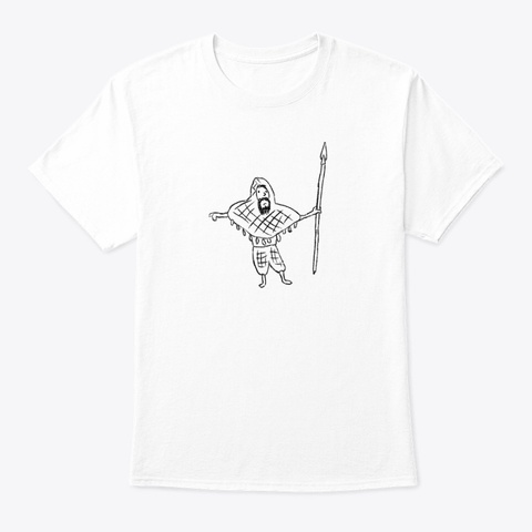 Pict White T-Shirt Front