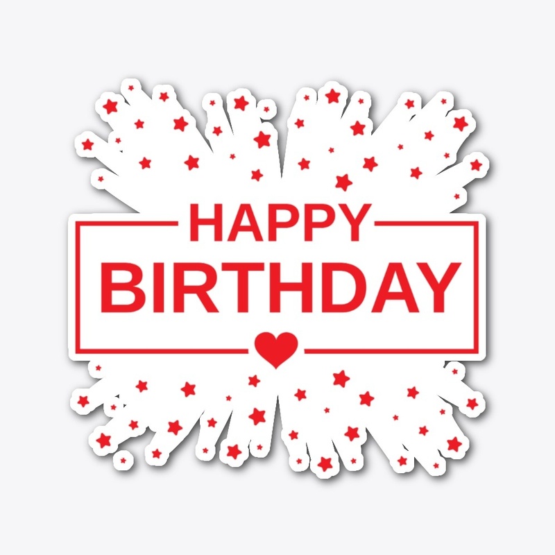 Happy Birth Day Sticker 