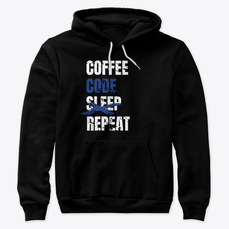 Coffee Code Sleep Repeat Design Gift