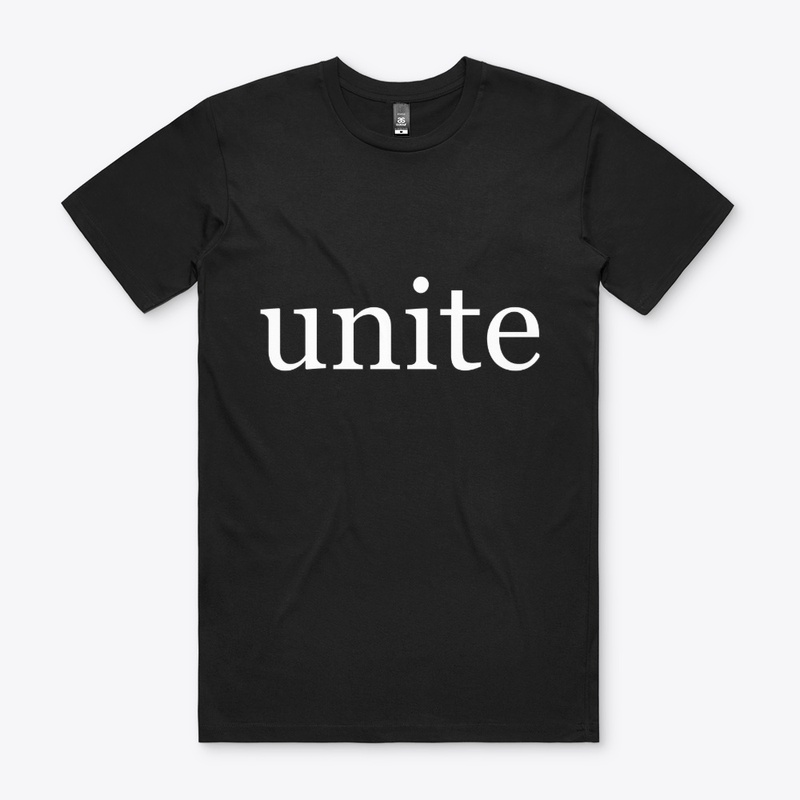 Unite in White Lettering