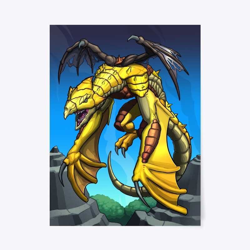 Amber Dagger Clutch POSTER