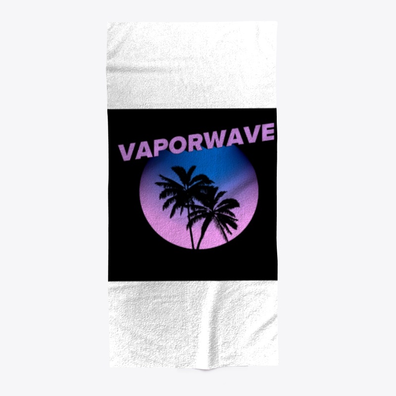 Vapor wave Palm trees