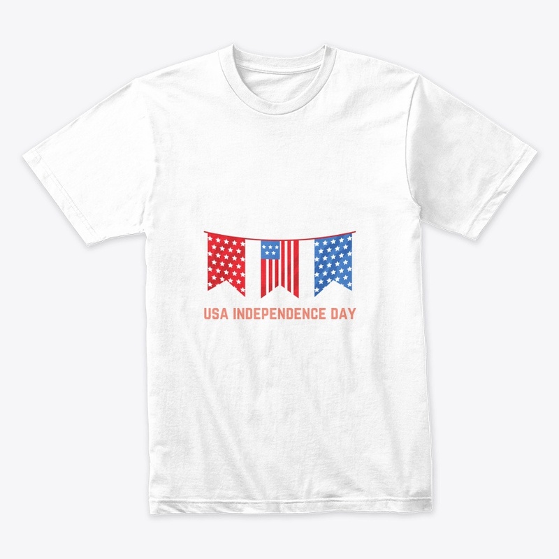 "usa independence day" White t-shirt