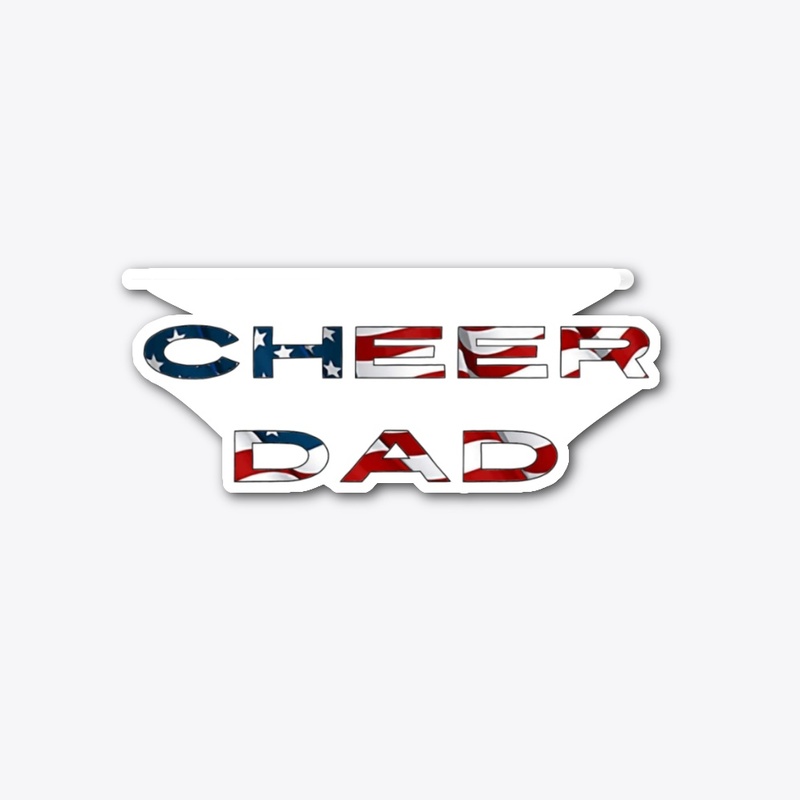 Car Decal 4th of July | Cheer Dad