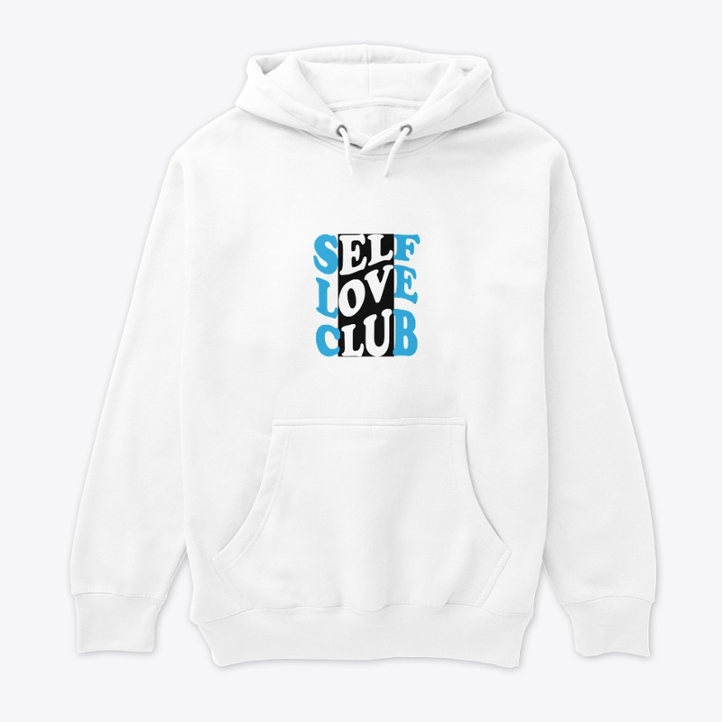 Self love club typography t shirt 