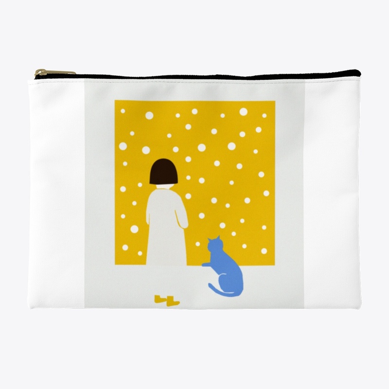 GIRL AND CAT