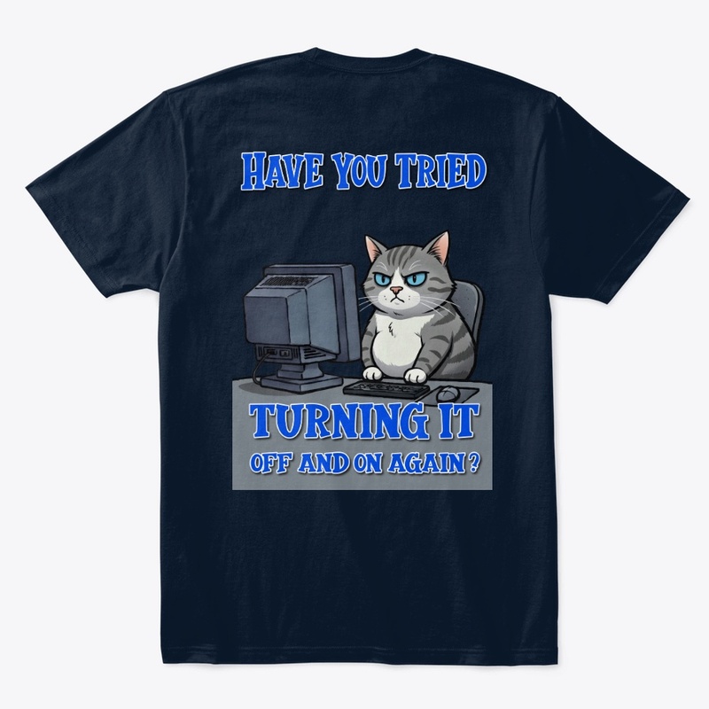 Grumpy Tech Support Cat
