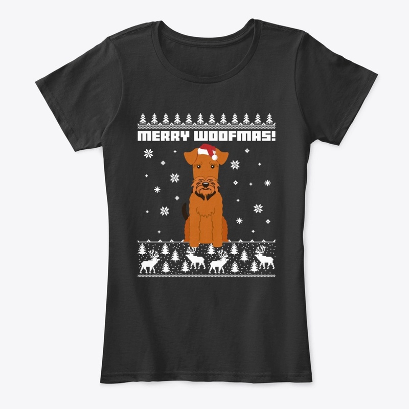 Welsh Terrier Merry Woofmas, Ugly 🎄 