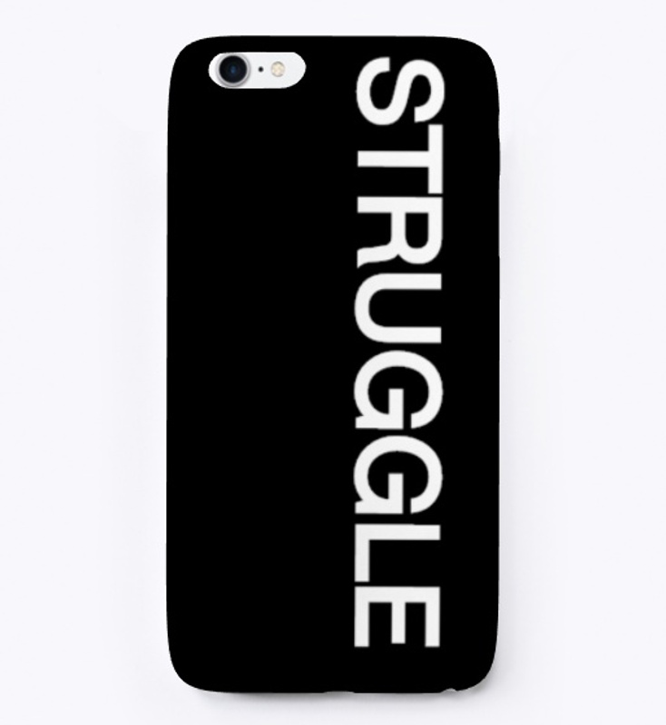 STRUGGLE iPhone Case (Black)