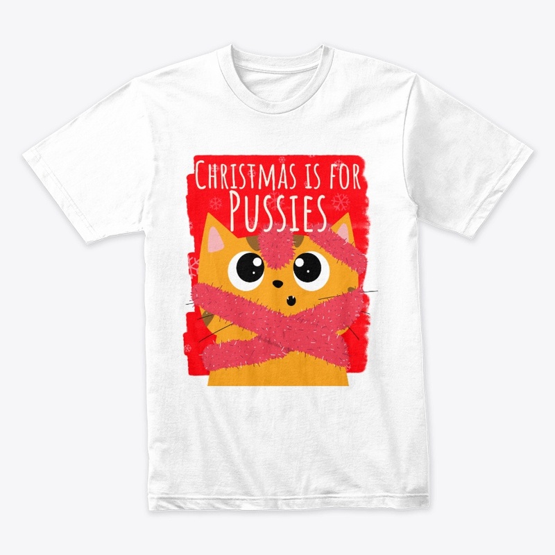 Christmas is for pussies, happy cat