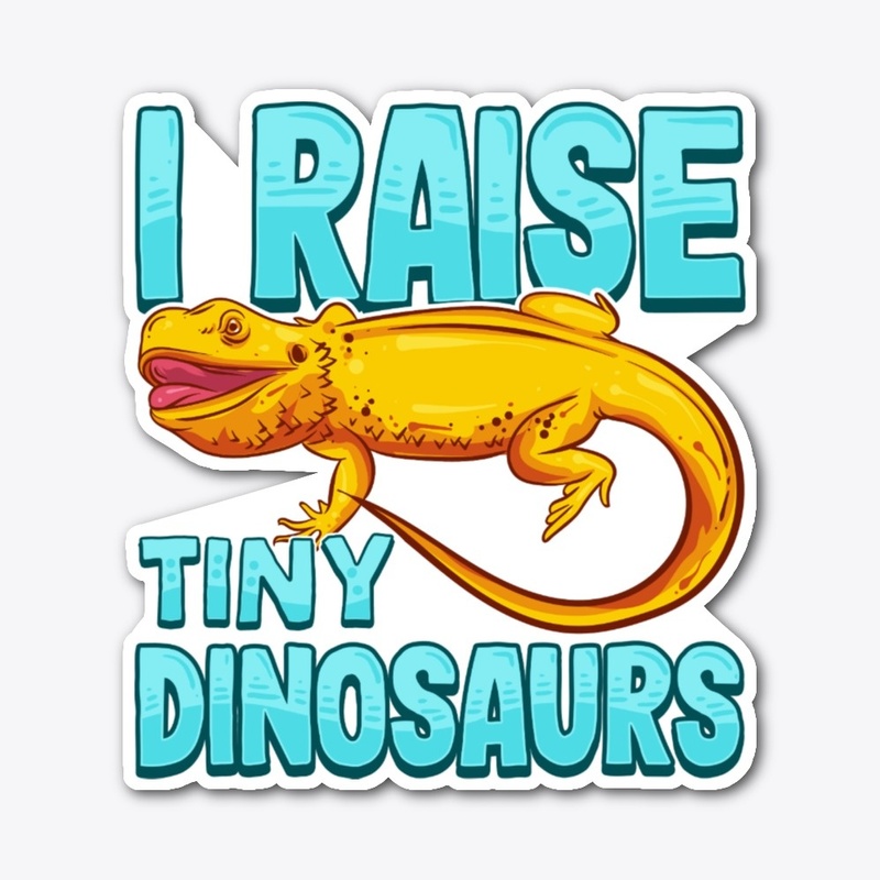 Bearded Dragon Lover Gift Tiny Dinosaurs